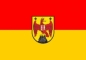 Preview: Burgenland mit Wappen, 40 x 26 cm. Passend für die hier angebotenen Flaggenstöcke 678-016 und 678-016B