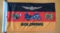Preview: GOLDWING-Deutschland mit der Goldwing und den Goldwing Emblemen, 40 x 26 cm. passend für 678-016B & 678-016