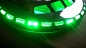 Preview: 18F1801ROF-Grün, Bremsscheibenabdeckungen mit LED Strip  Grün, GL 1800, Bj. 2001 - 2010 ohne Airbag