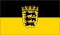 Preview: Baden-Württemberg mit Wappen, 40 x 26 cm. passend für 678-016B & 678-016