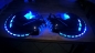 Preview: 18F1801ROF-B, Bremsscheibenabdeckungen mit LED Strip  Blau, GL 1800, Bj. 2001 - 2010 ohne Airbag