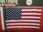 Preview: 4-248-N, Fahnenhalterung 30 cm. (ohne Gelenk) mit USA Flagge und Nusskappe