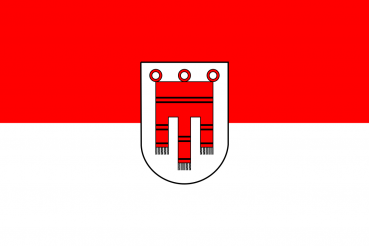Vorarlberg mit Wappen, 40 x 26 cm. Passend für die hier angebotenen Flaggenstöcke 678-016 und 678-016B
