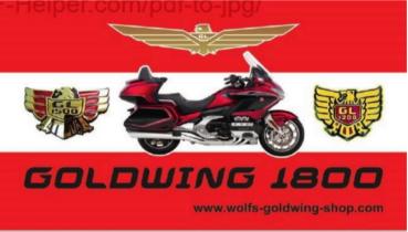 Goldwing Fahne 1800 SC 79 ab 2018, Österreich 150 x 90 cm