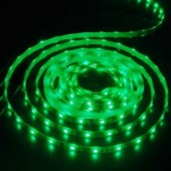 Grün, Wunschlänge, Wasserfest IP 65, -LED Strip--10cm,  Grundfarbe Schwarz, 30 Chips/mtr.
