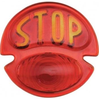 28-21210-1, Rücklichtglas mit "Stop" Schrift Ford A-Modell