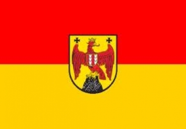 Burgenland mit Wappen, 40 x 26 cm. Passend für die hier angebotenen Flaggenstöcke 678-016 und 678-016B