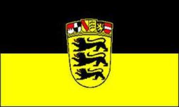 Baden-Würtemberg Flagge-Fahne 20 x 30 doppelt genäht