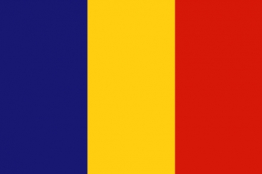 Rumänien 40 x 26 cm. für Fahnenstangen 678-016 (Adler) und 678-016 B ( Kugel)