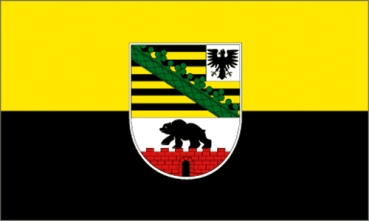 Sachsen-Anhalt mit Wappen,