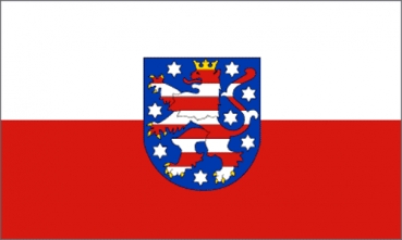 Thüringen mit Wappen, 40 x 26 cm. passend für 678-016B & 678-016