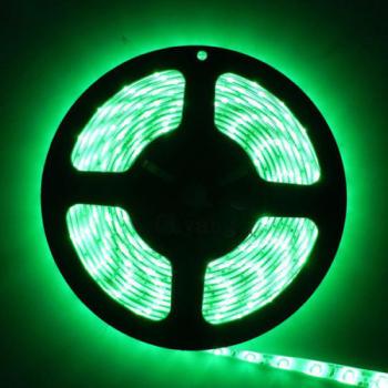 3528-W, Farbe: Grün,  5mtr. Rolle mit 120 LEDS pro Meter