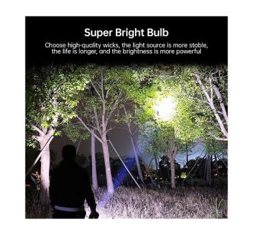 Preview: TL1,  Tawschenlampe aus Kunsstoff, EXtrem leicht und hell, mit 4 LEDs und Seitenlicht. USB aufladbar - Kopie