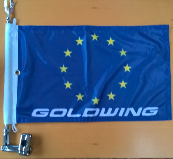 Europa-Goldwing 40 x 26 cm. für Fahnenstangen 678-016 (Adler) und 678-016 B ( Kugel)