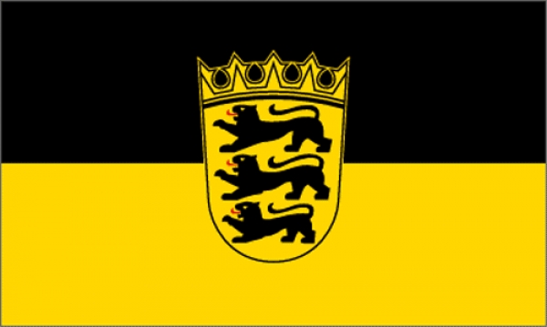 Baden-Württemberg mit Wappen, 40 x 26 cm. passend für 678-016B & 678-016
