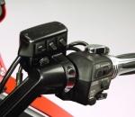 52-705LM,   Schalteraufsatz links, Schwarz-matt m. 3 Schaltern