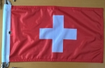 Schweiz 40 x 26 cm. für Fahnenstangen 678-016 (Adler) und 678-016 B ( Kugel)