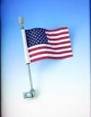 4-248, Fahnenhalterung 30 cm. (ohne Gelenk) mit USA Flagge